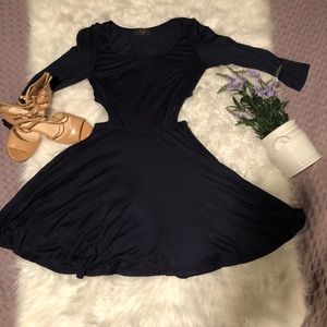 AX Paris Navy Blue Dress
